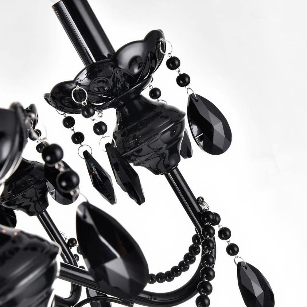 CWI Lighting Keen 3 Light Up Chandelier With Black Finish