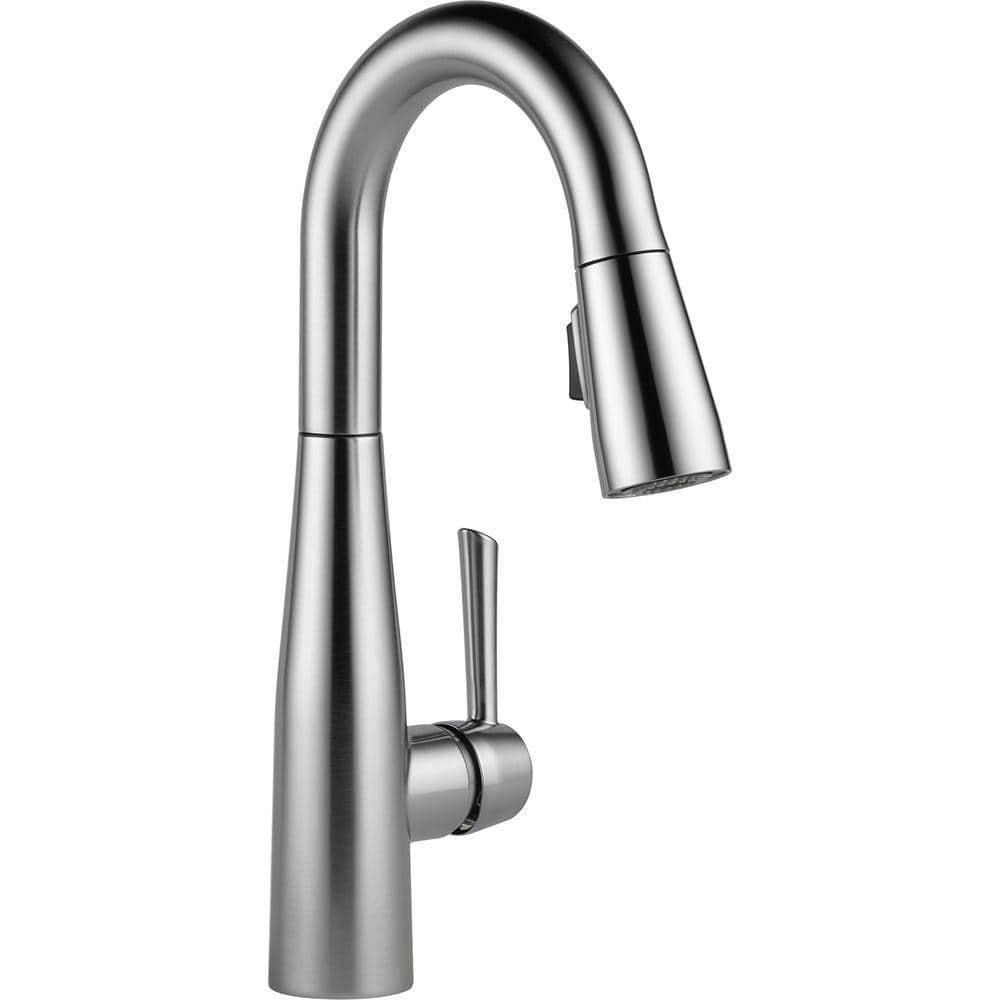 Essa Pull Down Sprayer Bar Faucet, Single Handle Prep Sink Faucet