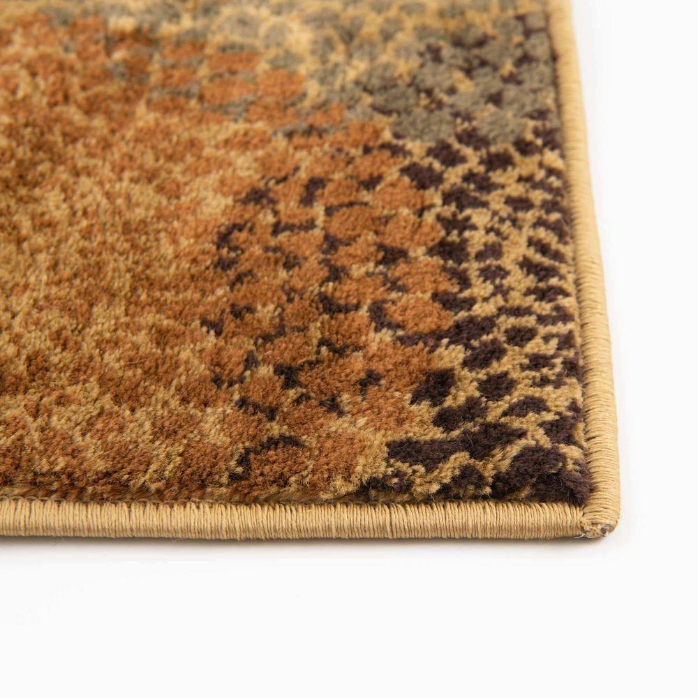 Unique Loom Barista Collection Area Rug - Java (5' 3" x 8' Rectangle Beige/Black)