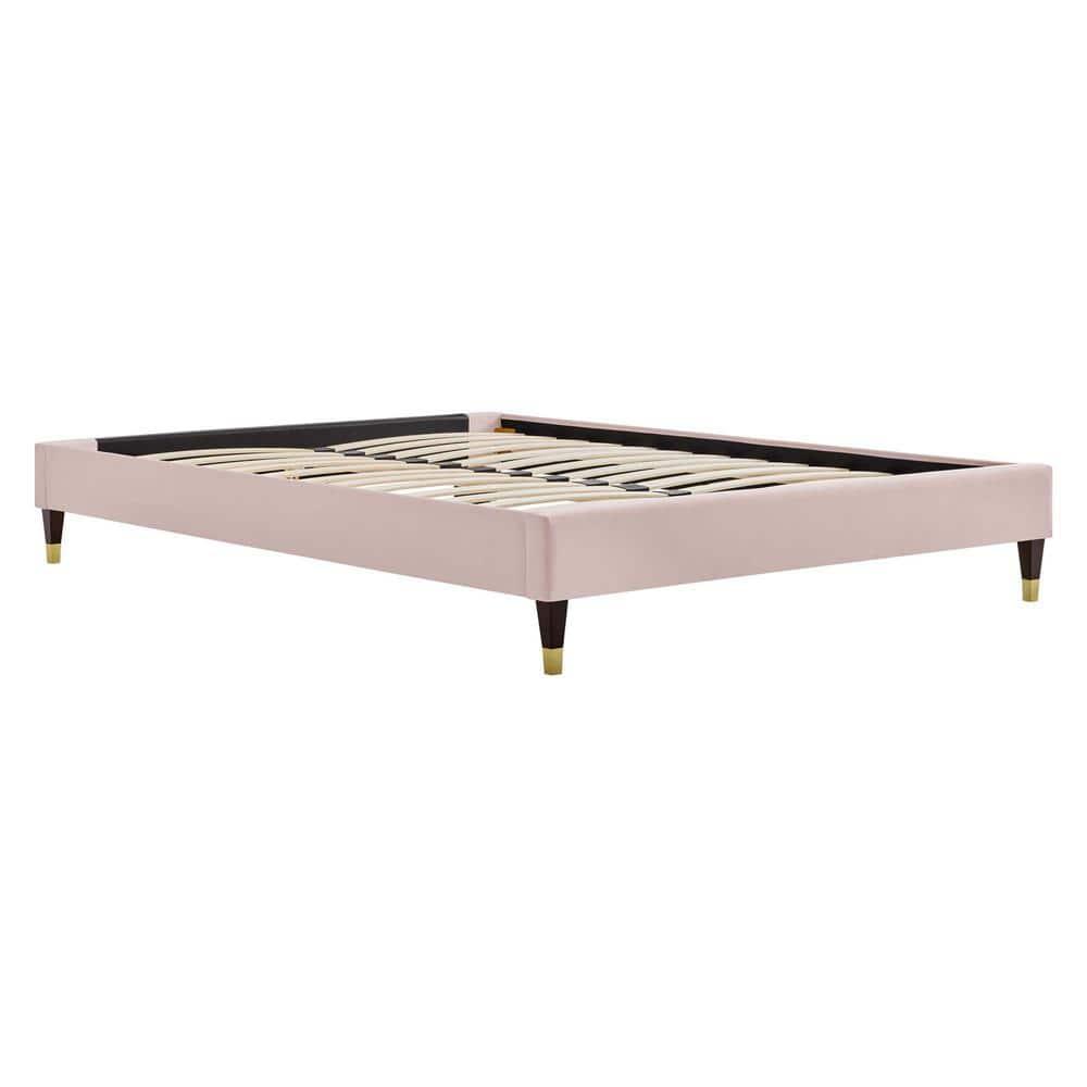 Modway Harlow King Performance Velvet Platform Bed Frame