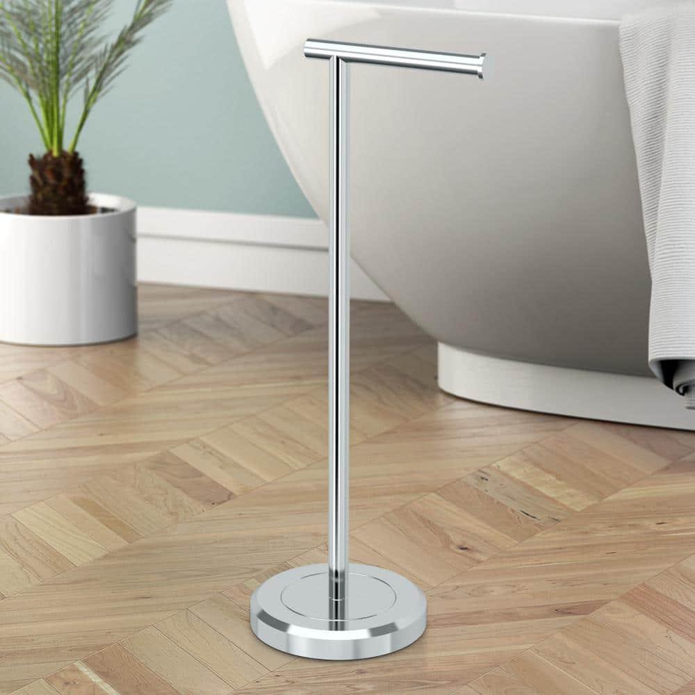 Latitude II Freestanding 22.25"H Toilet Paper Holder with Weighted Base