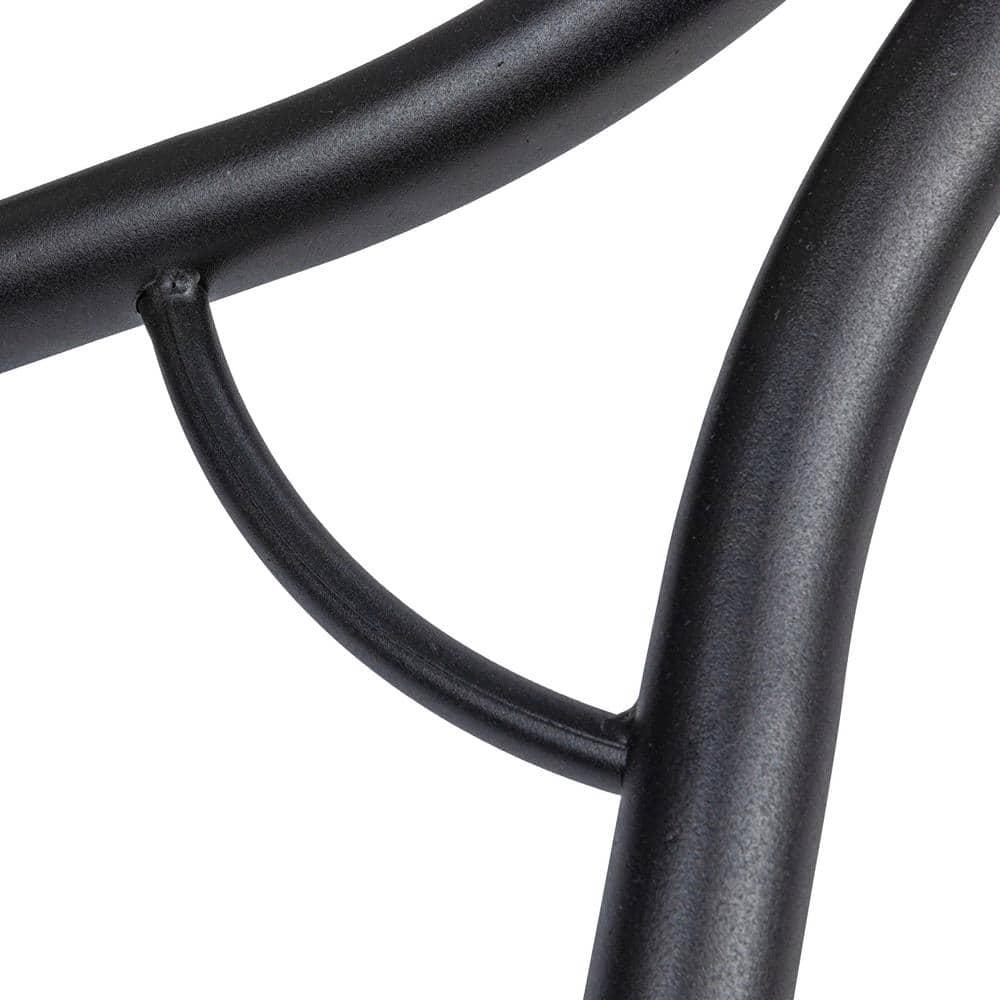 Household Essentials Wide Mega Ironing Board 4-Leg Matte Black Frame Gray Cover: Collapsible Metal, 59" x 18.75", 18.44 lbs