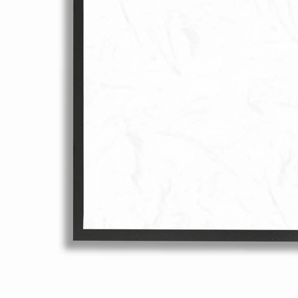 Stupell Industries Bathroom Word Search Fun Family Word Design Black Framed Giclee, 24 x 30