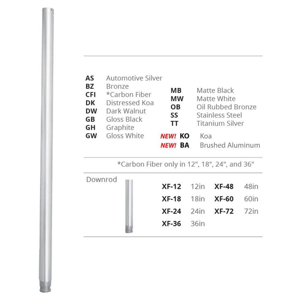 Modern Forms Ceiling Fan Downrod