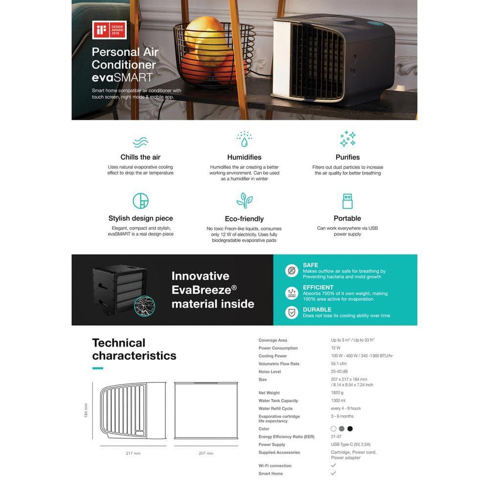 Evapolar Evapolar EvaSmart / Personal evaporative air cooler / Portable air conditioner