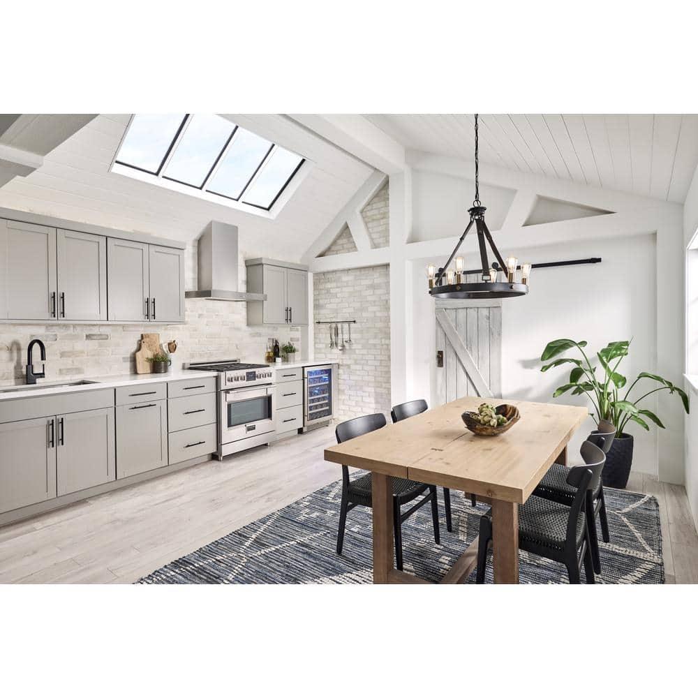 Zephyr 36" Roma 600 CFM Convertible Wall Mount Range Hood in Gray with Nightlight