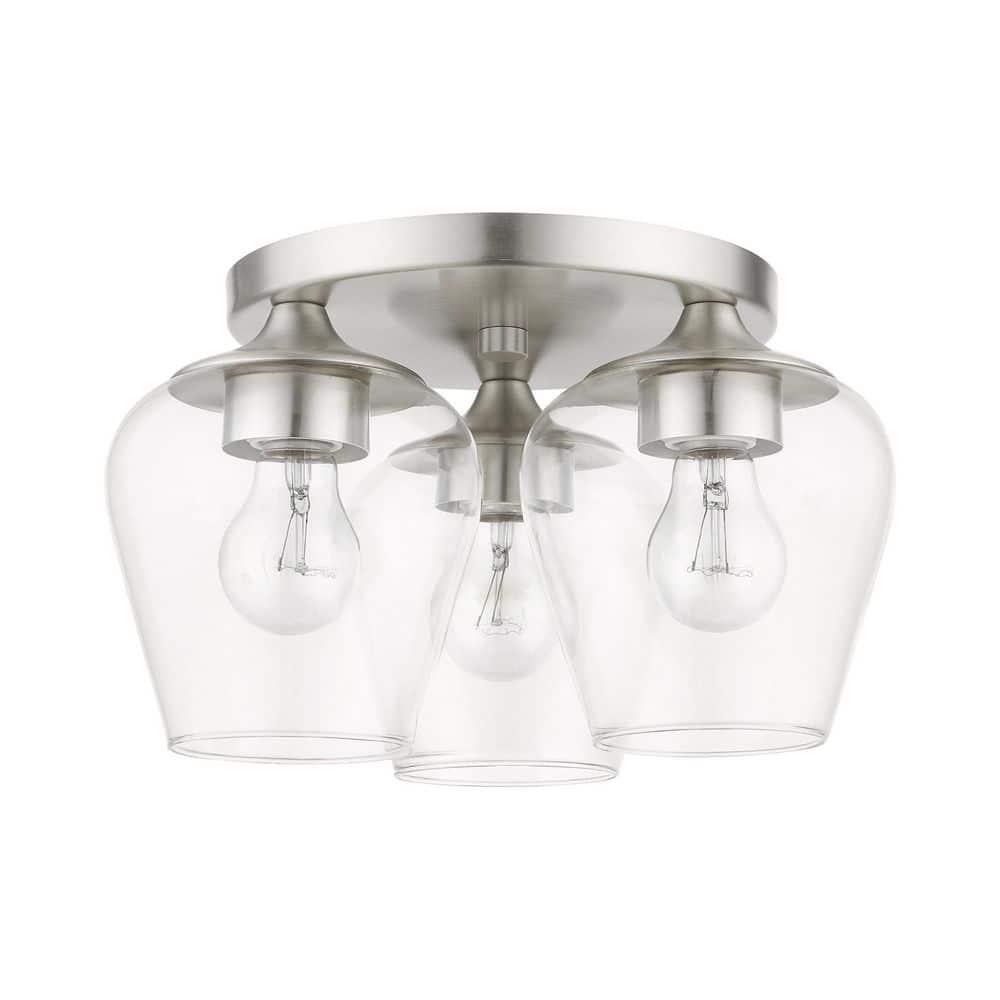 Willa Arlo™ Interiors Chrisha Orizaba 3-Light 13" Flush Mount