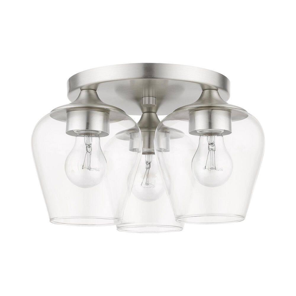Willa Arlo™ Interiors Chrisha Orizaba 3-Light 13" Flush Mount