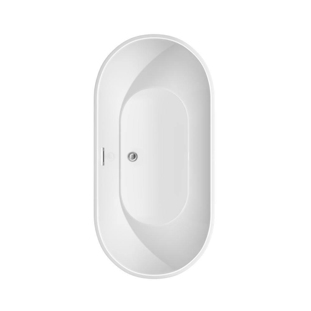 Brooklyn 60'' x 30'' Freestanding Soaking Acrylic Bathtub