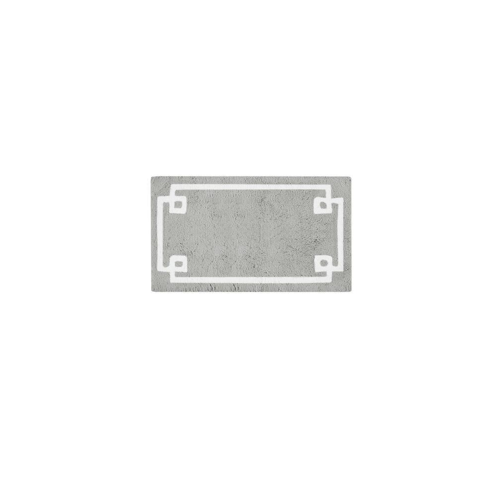 Madison Park 100% Cotton Tufted Bath Rug with Non-Slip Backing