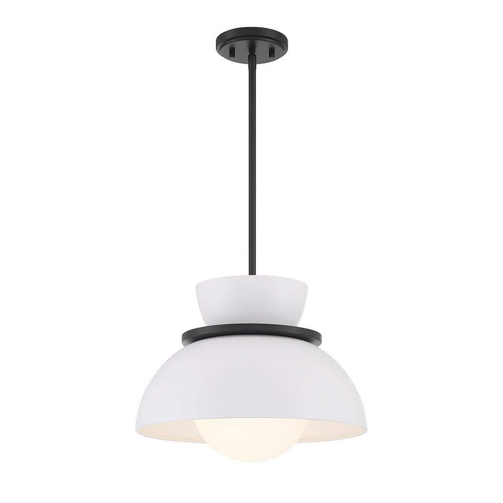 Trade Winds Bonnie 1-Light Pendant in Matte Black