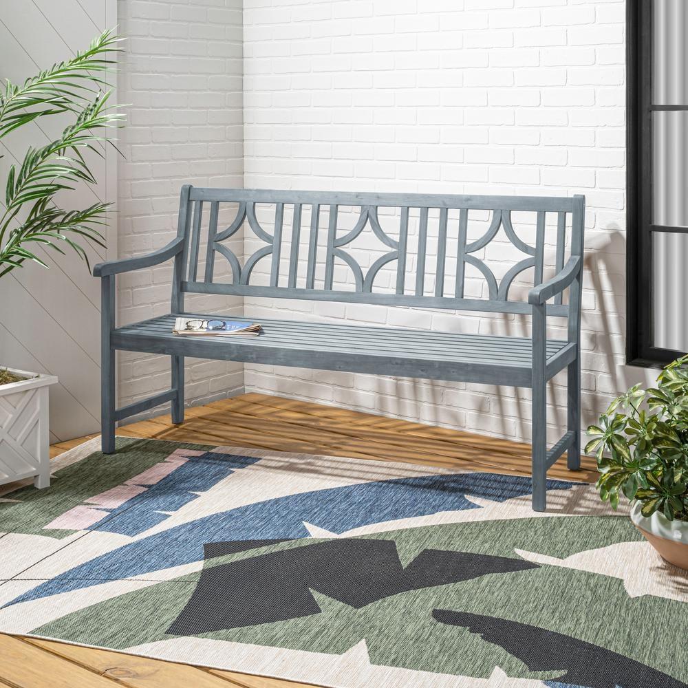 Red Barrel Studio® Babson Acacia Outdoor Bench
