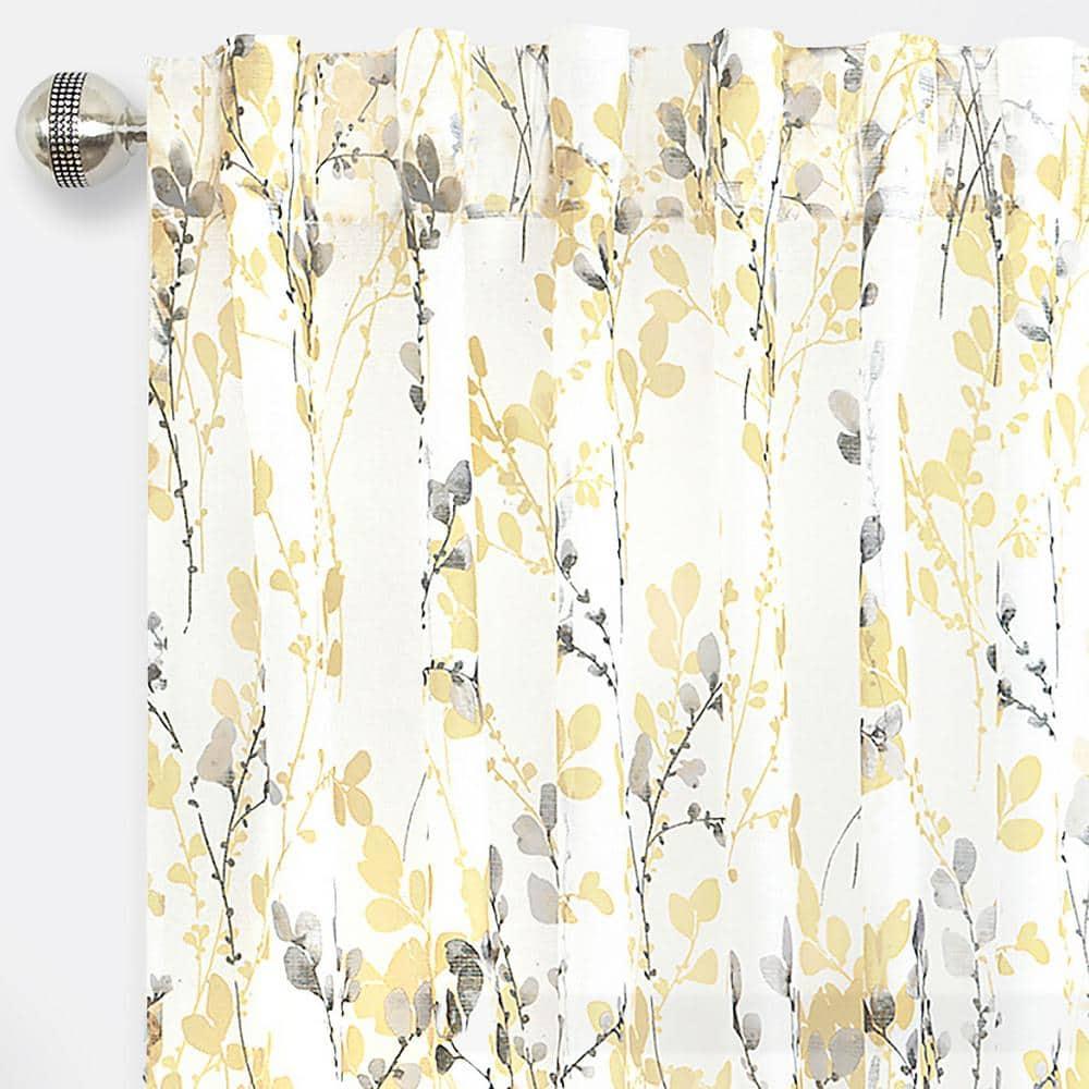 Red Barrel Studio® Molineux Polyester Semi Sheer Curtain Single Panel
