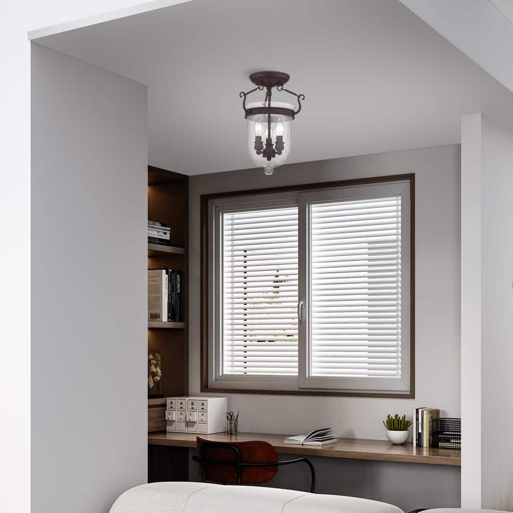 Breakwater Bay Phippsburg Glass Semi Flush Mount