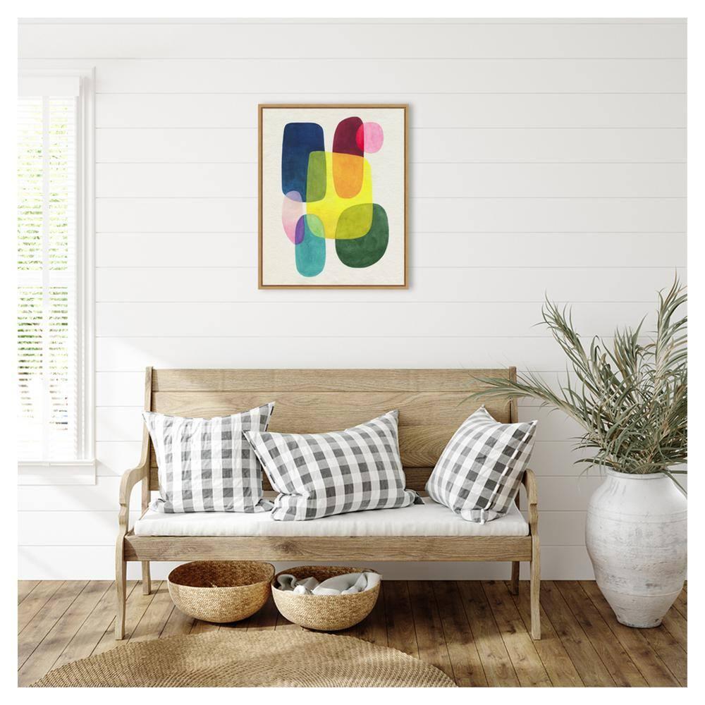 Amanti Art 23"x28" Sunlit Spectrum II by Grace Popp Framed Canvas Wall Art Print