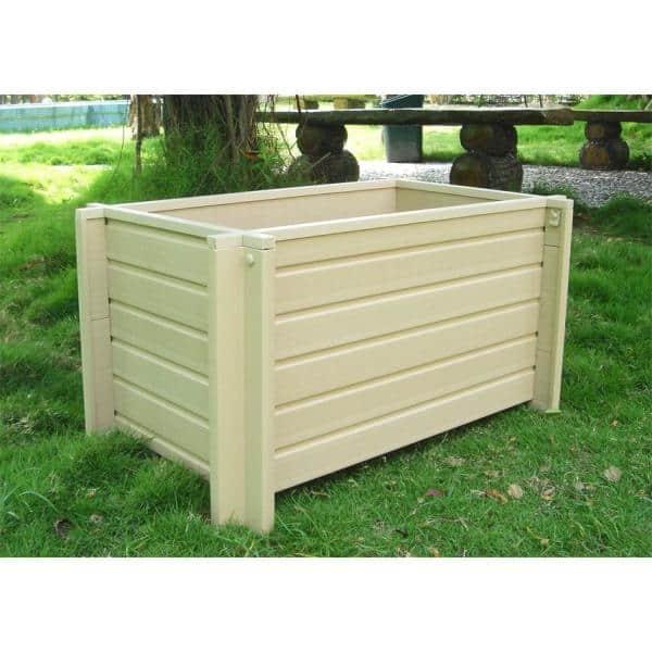 New Age Garden 30" Rectangular Planter in Maple