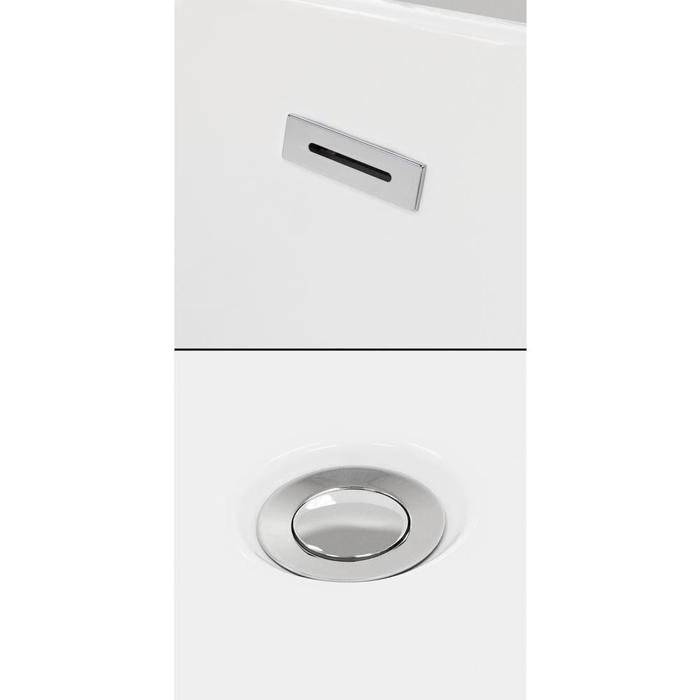 Grayley 60'' x 30'' Alcove Soaking Acrylic Bathtub