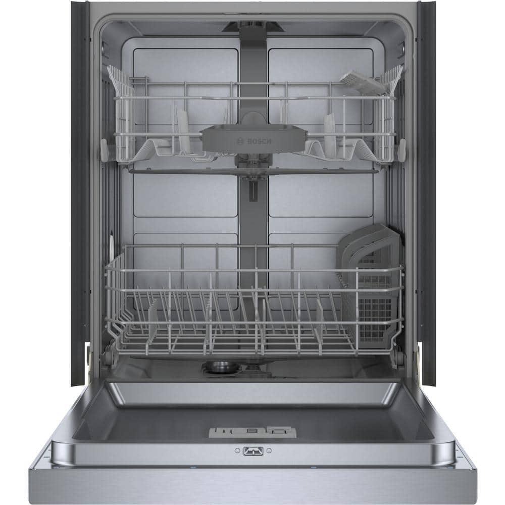 Bosch 800 Series 24" Front Control Built-In Dishwasher with Hybrid Tub SHE3AEM5N