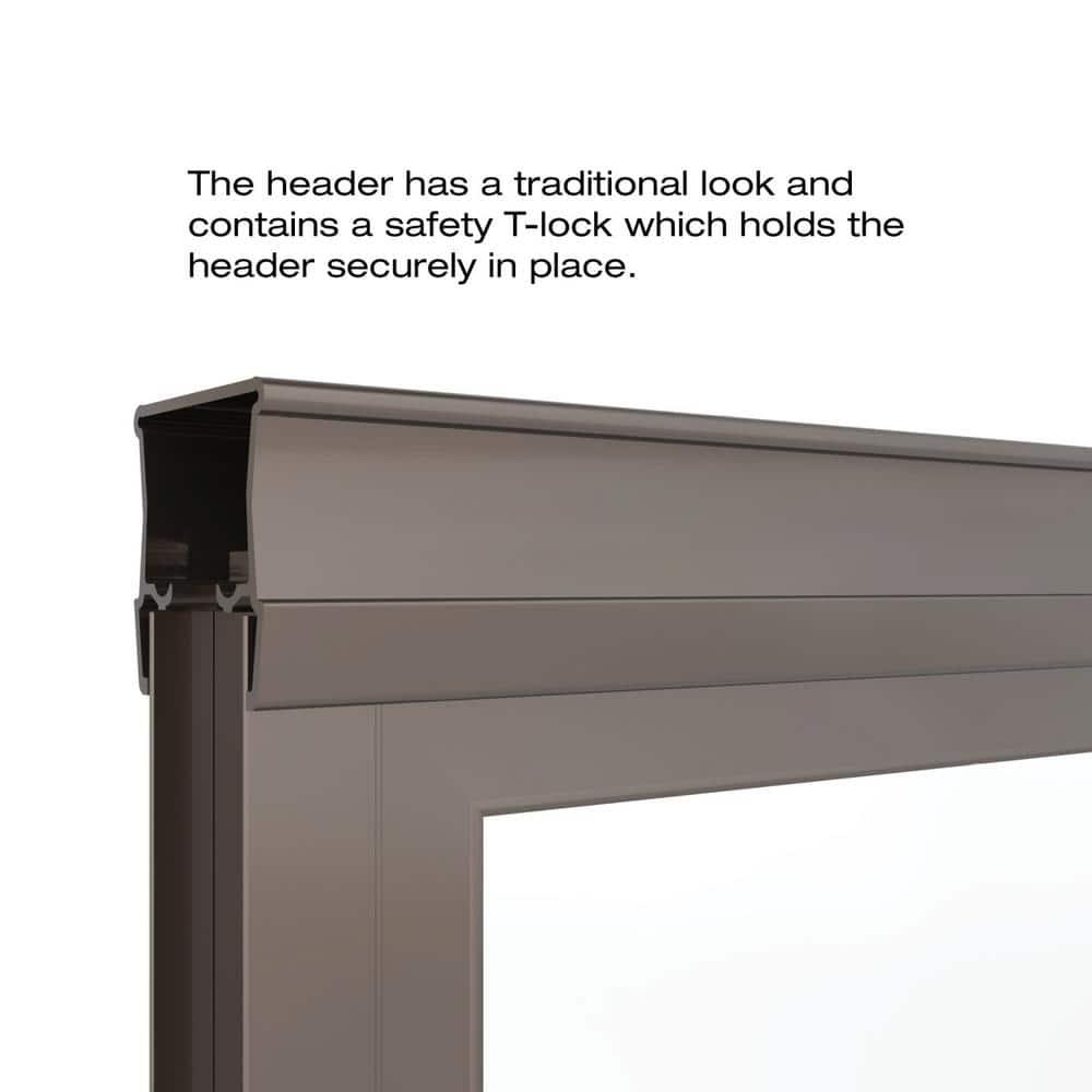 Deluxe 56"W x 58.5" H Framed Tub Door