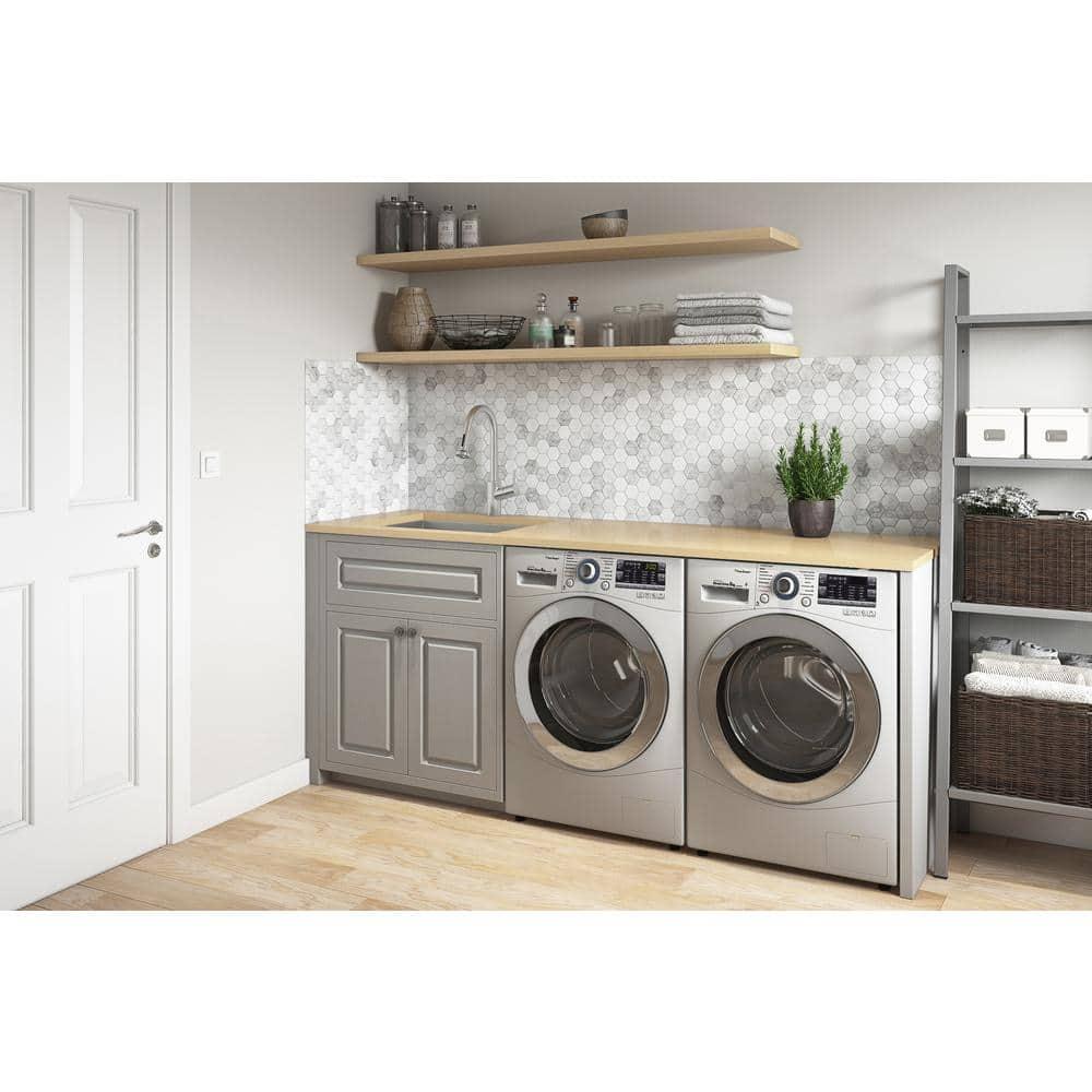 Ruvati 21" x 18" x 12" Deep Laundry Utility Sink Undermount 16 Gauge Stainless Steel