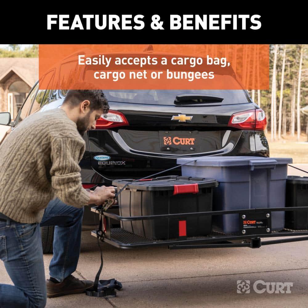 Black Steel Mesh Folding Cargo Carrier for Vans