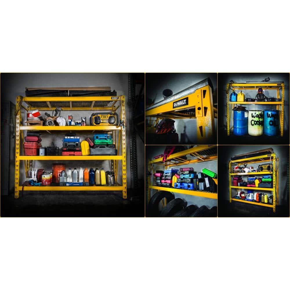DeWalt Shelving 56829 Dewalt-Rak-Dxst10000 6Ft 4-Shlf Indust Rack,Yellow