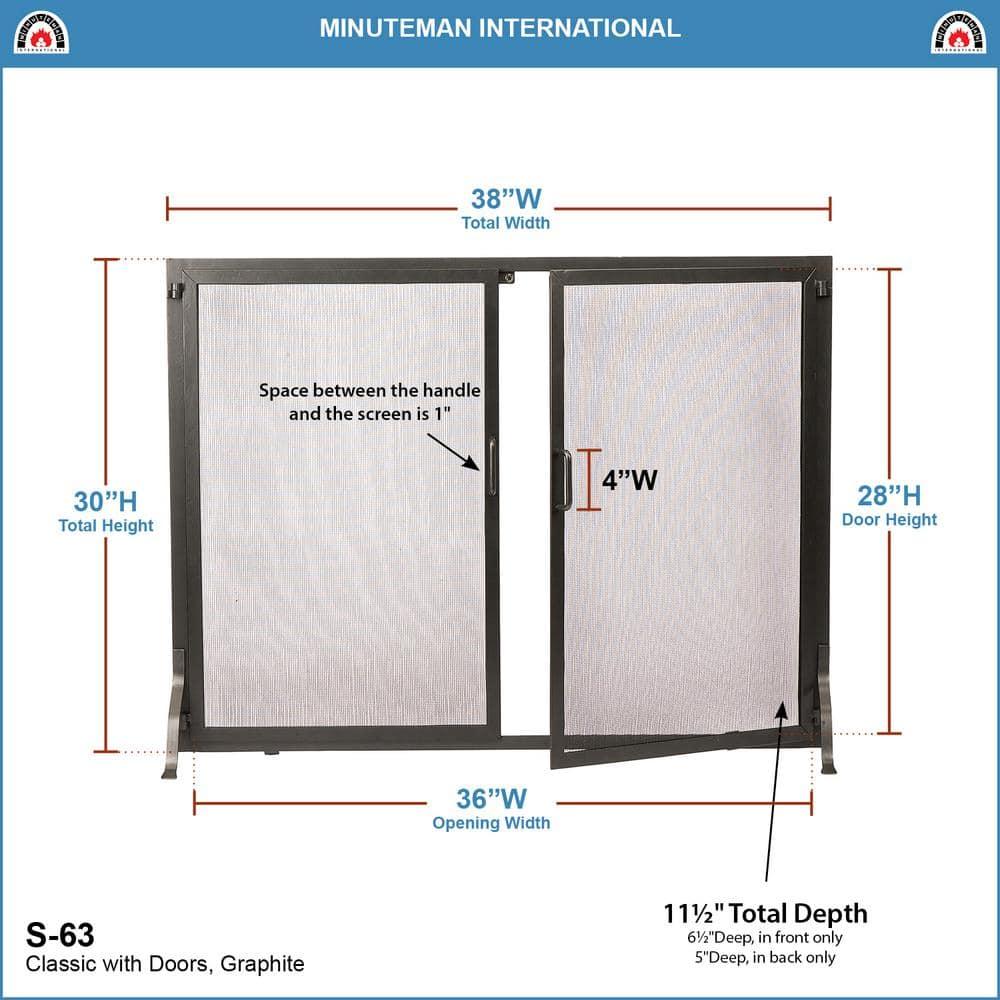 Red Barrel Studio® Ayaz Iron Fireplace Screen