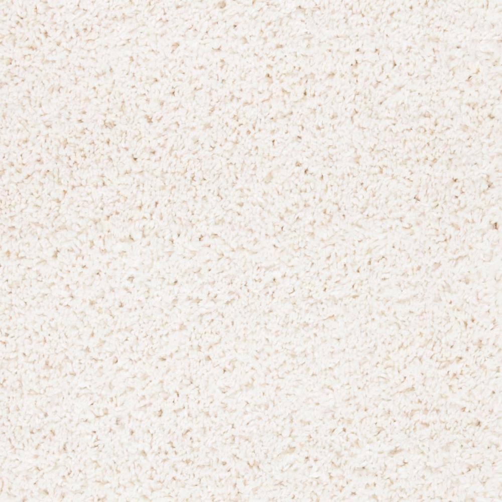 August Shag 900 AUG900 Power Loomed Indoor Runner Rug - Ivory - 2'3"x6' - Safavieh