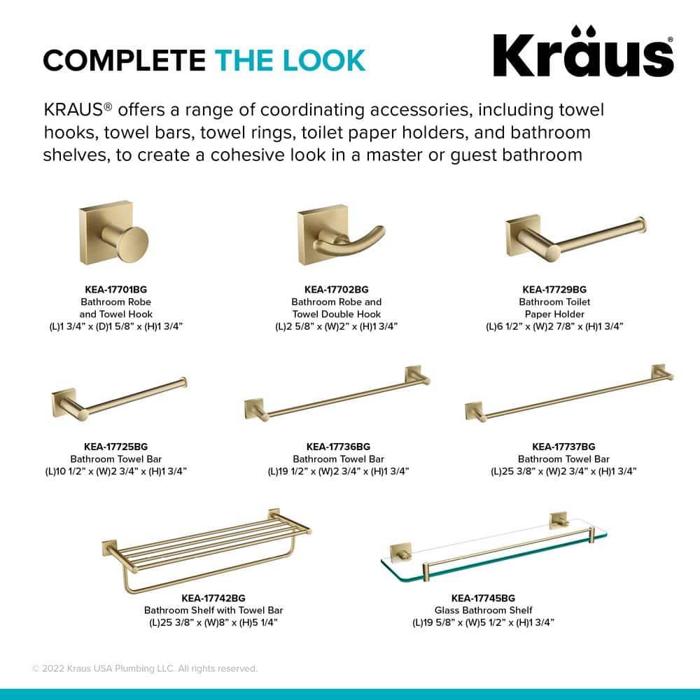 Ventus 25.38" Wall Mounted Towel Bar