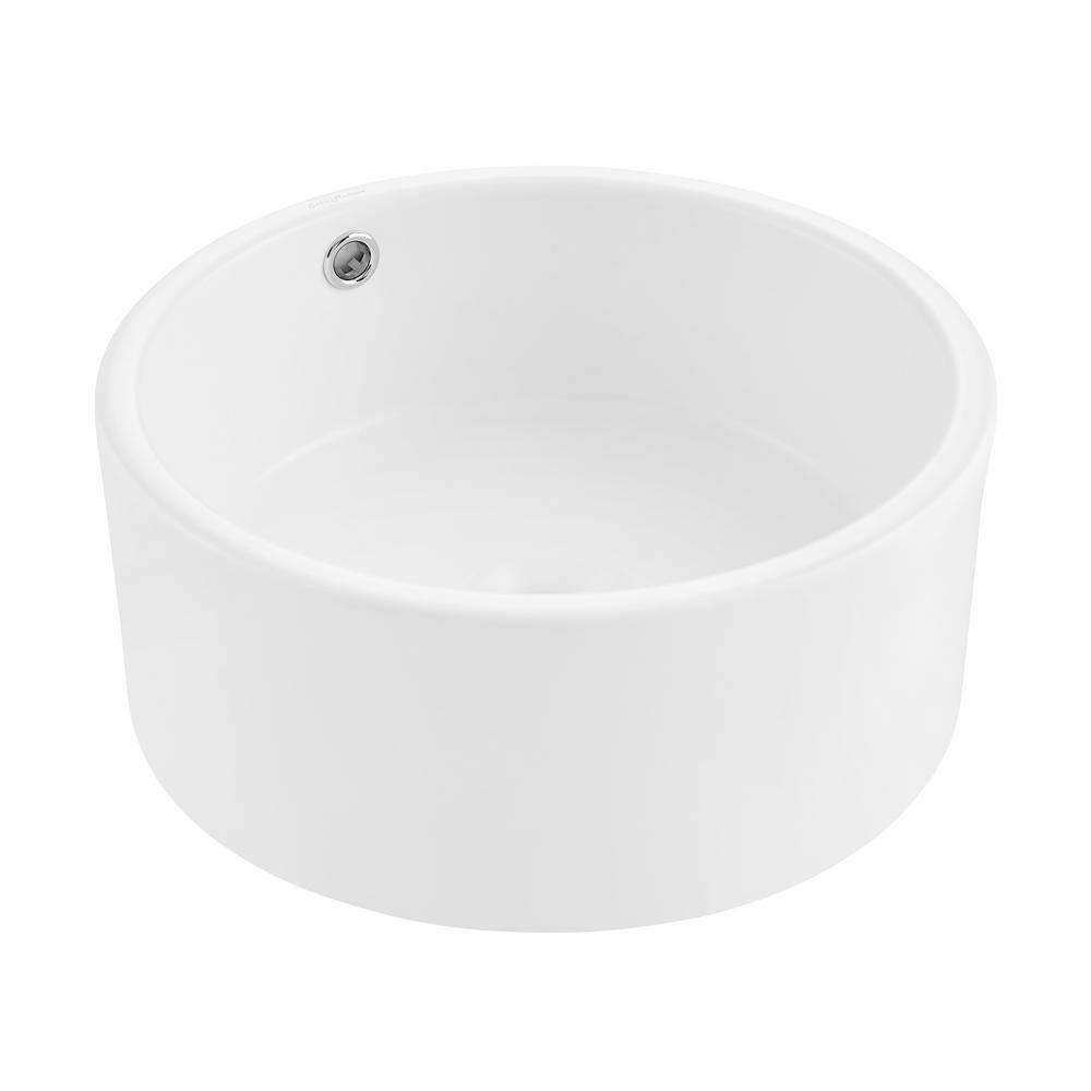 Monaco Round Ceramic Bathroom Vessel Sink