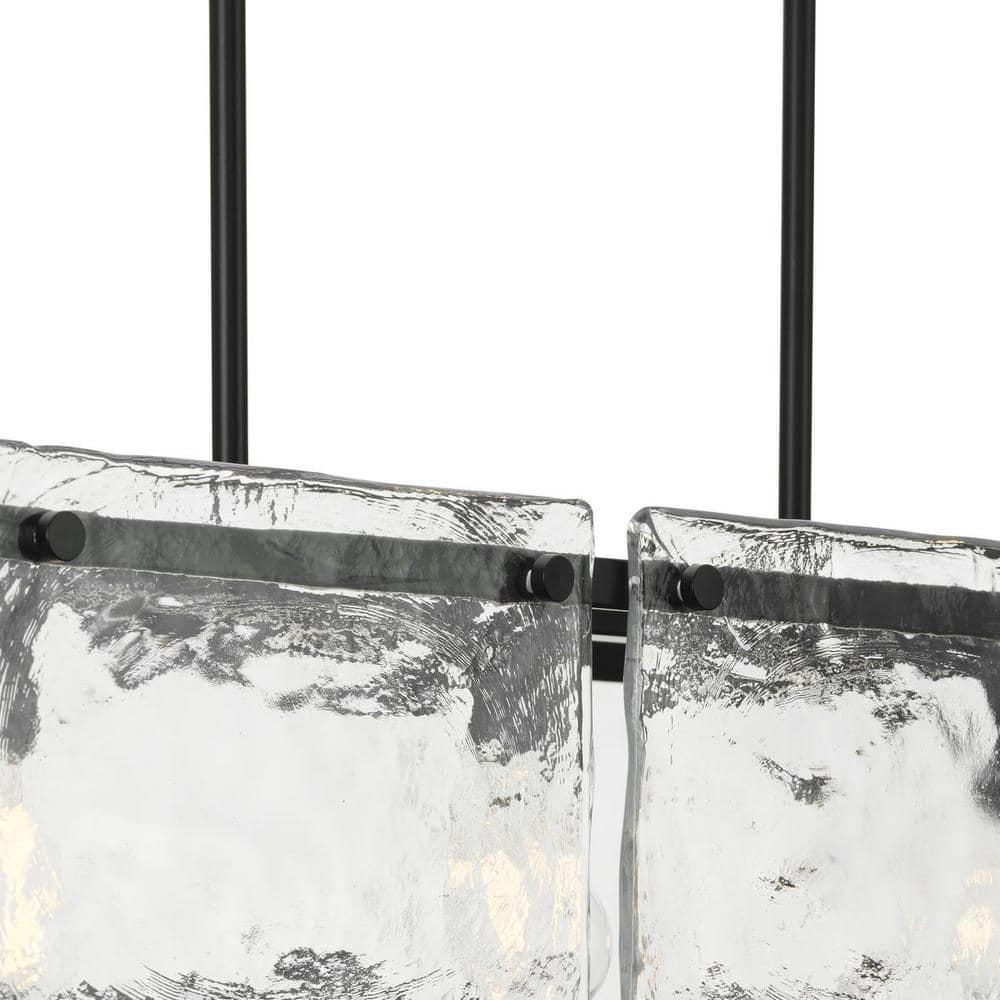 Progress Lighting Rivera 5 - Light Dimmable Linear Chandelier