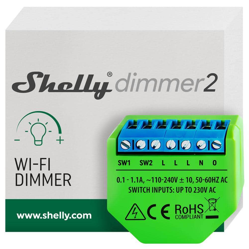Shelly Dimmer 2 WiFi Smart Dimmer Switch with Power Monitoring