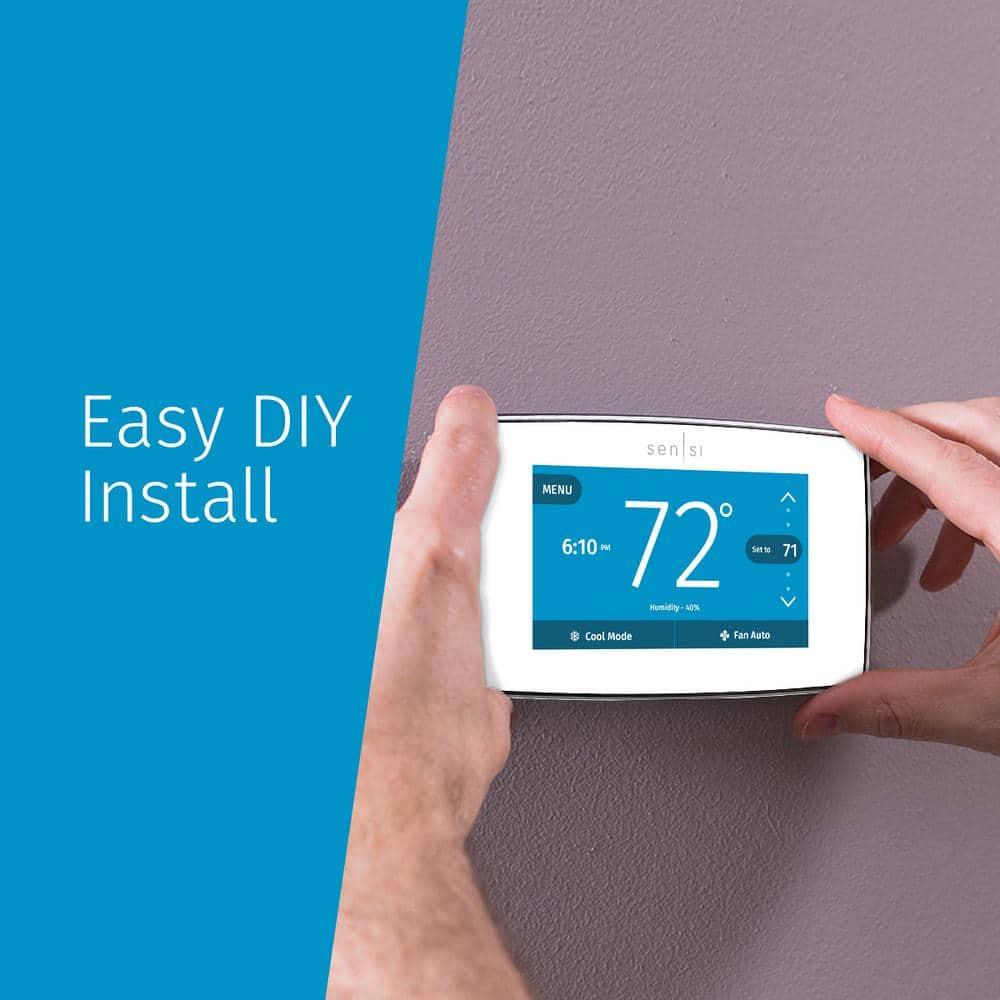 Emerson Thermostats Emerson Thermostats Smart Universally Compatible Thermostat White