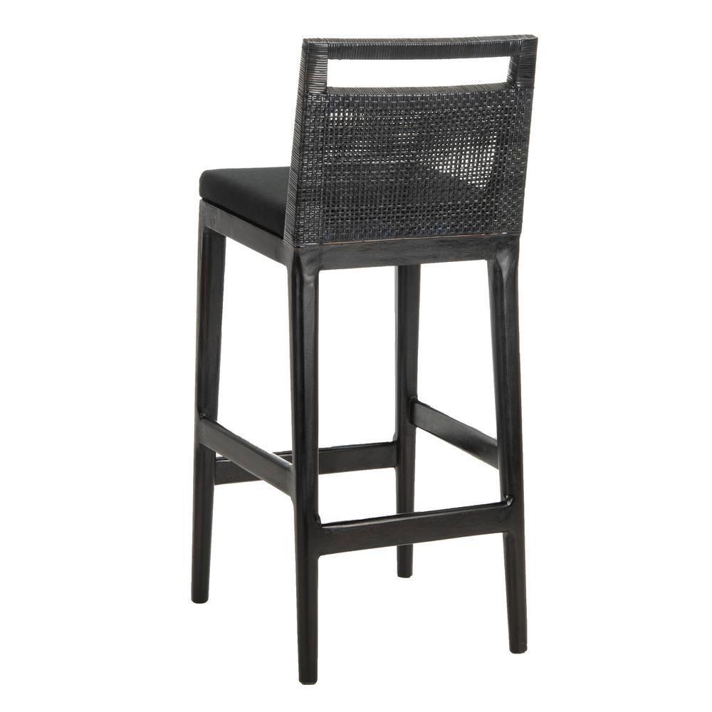 Darin Bar Stool - SEA4015 - Dark Brown/Black - Safavieh