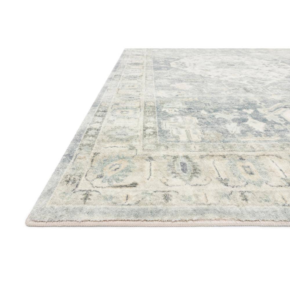 Sera Oriental Denim/Fog Area Rug