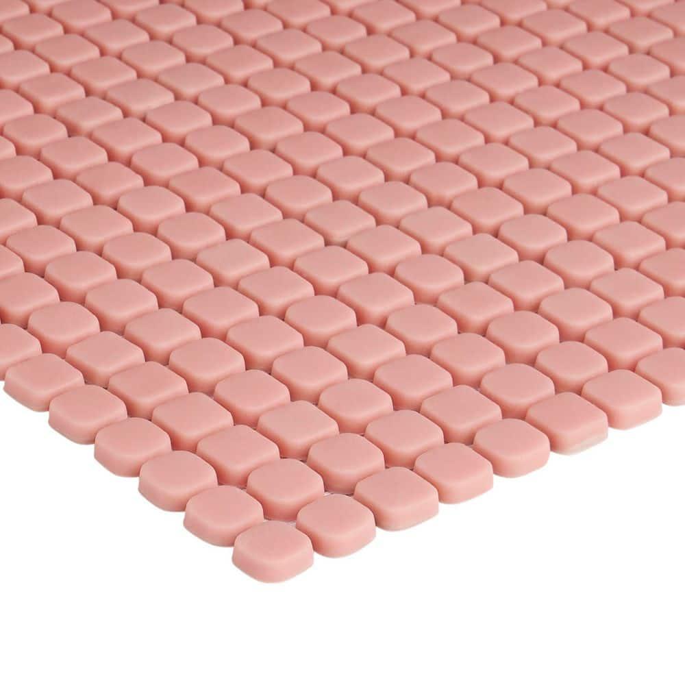 Vetro 11.96 In. X 11.96 In. Mini Square Frosted Glass Mosaic Floor And Wall Tile (13.44 Sq. Ft. / Case)