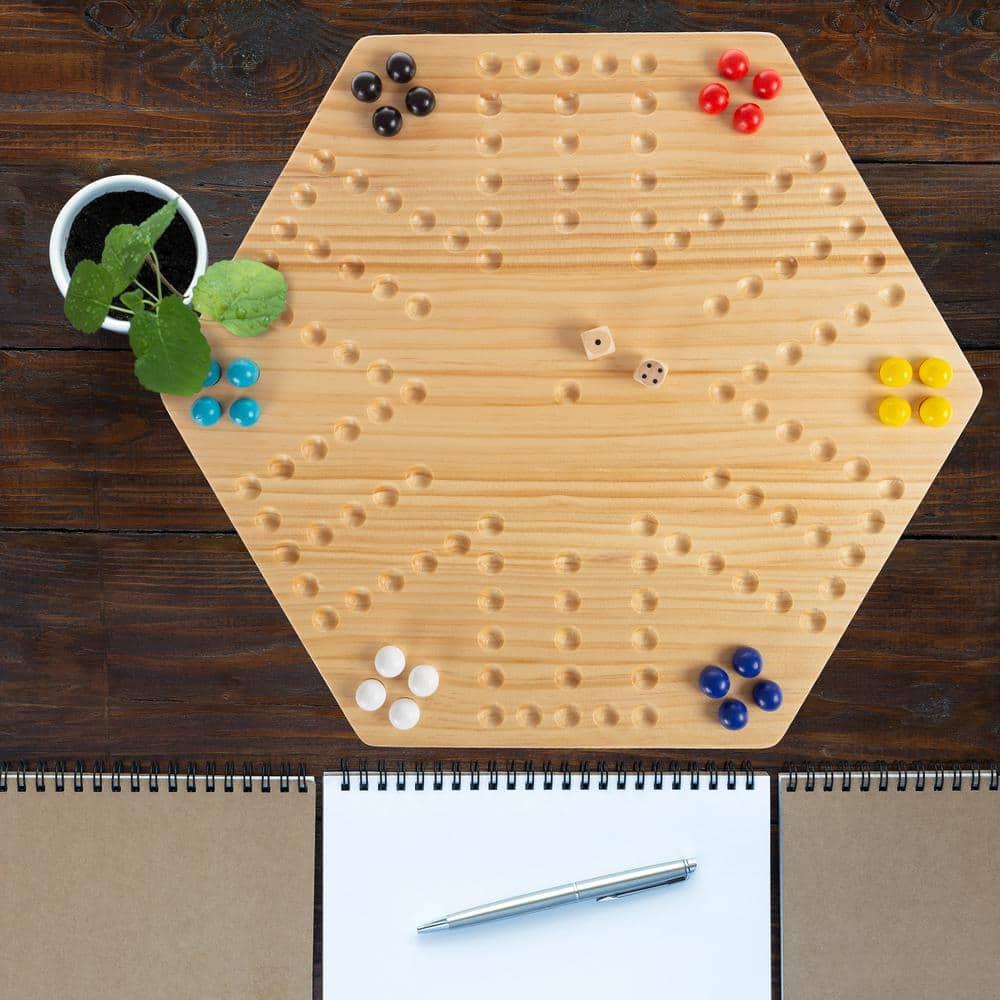 Classic Wooden Strategic Thinking Game-Complete Set by Hey! Play