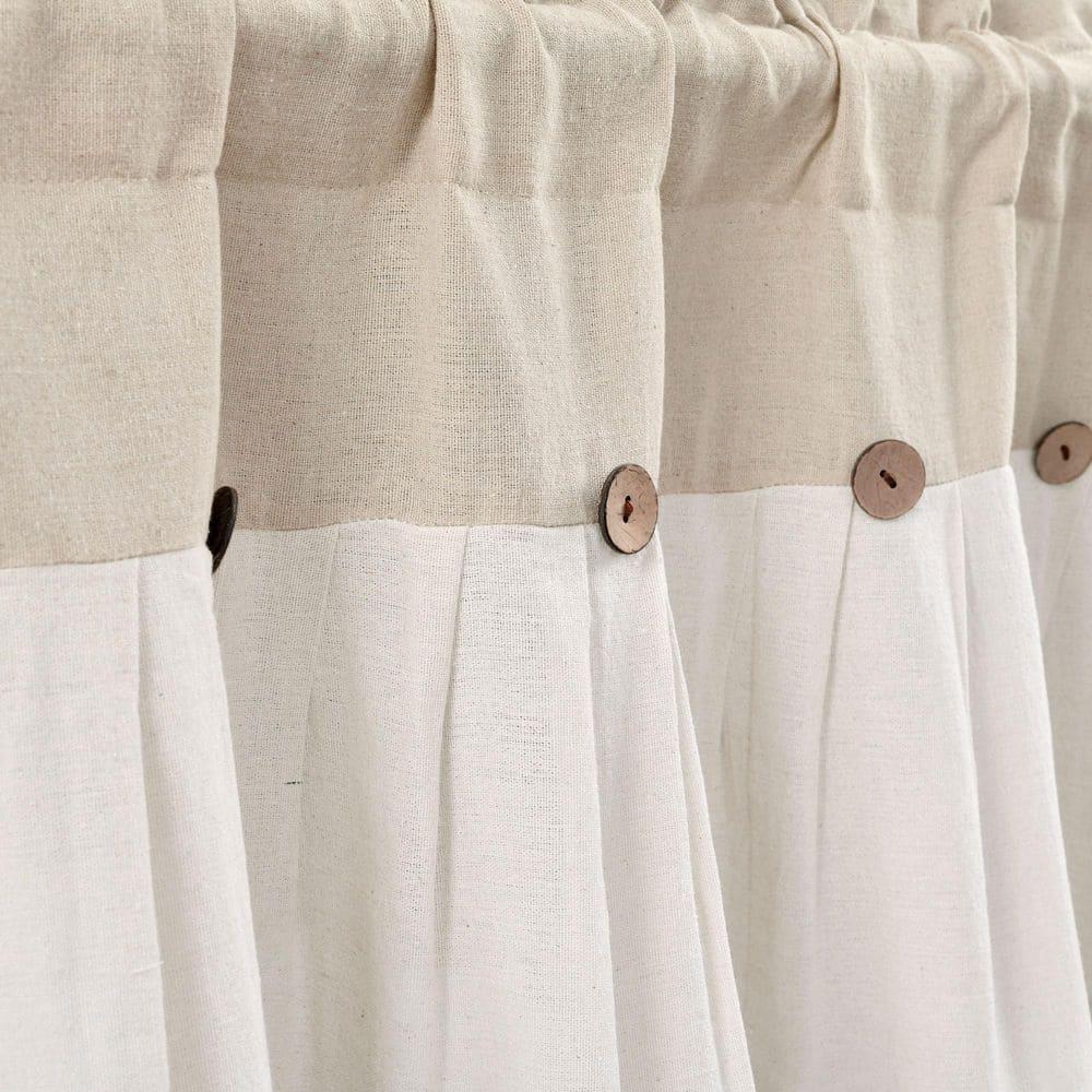 Lush Decor Linen Tailored Window Valance