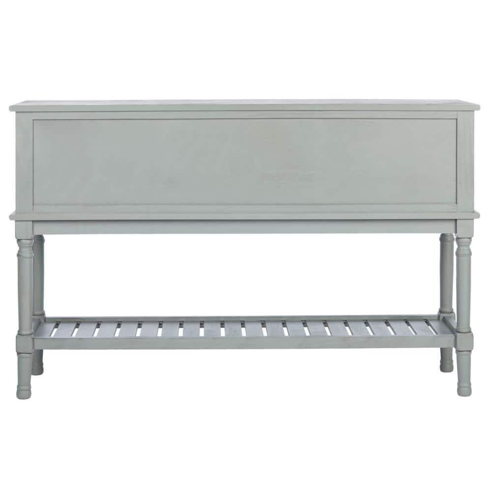 Tate 2 Drawer 2 Door Console Table - Distressed Grey - Safavieh