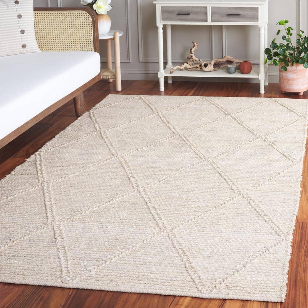 Glamour GLM660 Hand Tufted Indoor Area Rug - Ivory/Beige - 8'x10' - Safavieh