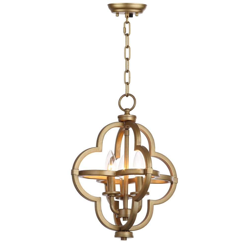 Mila Orb Pendant - LIT4372 - Brass - Safavieh