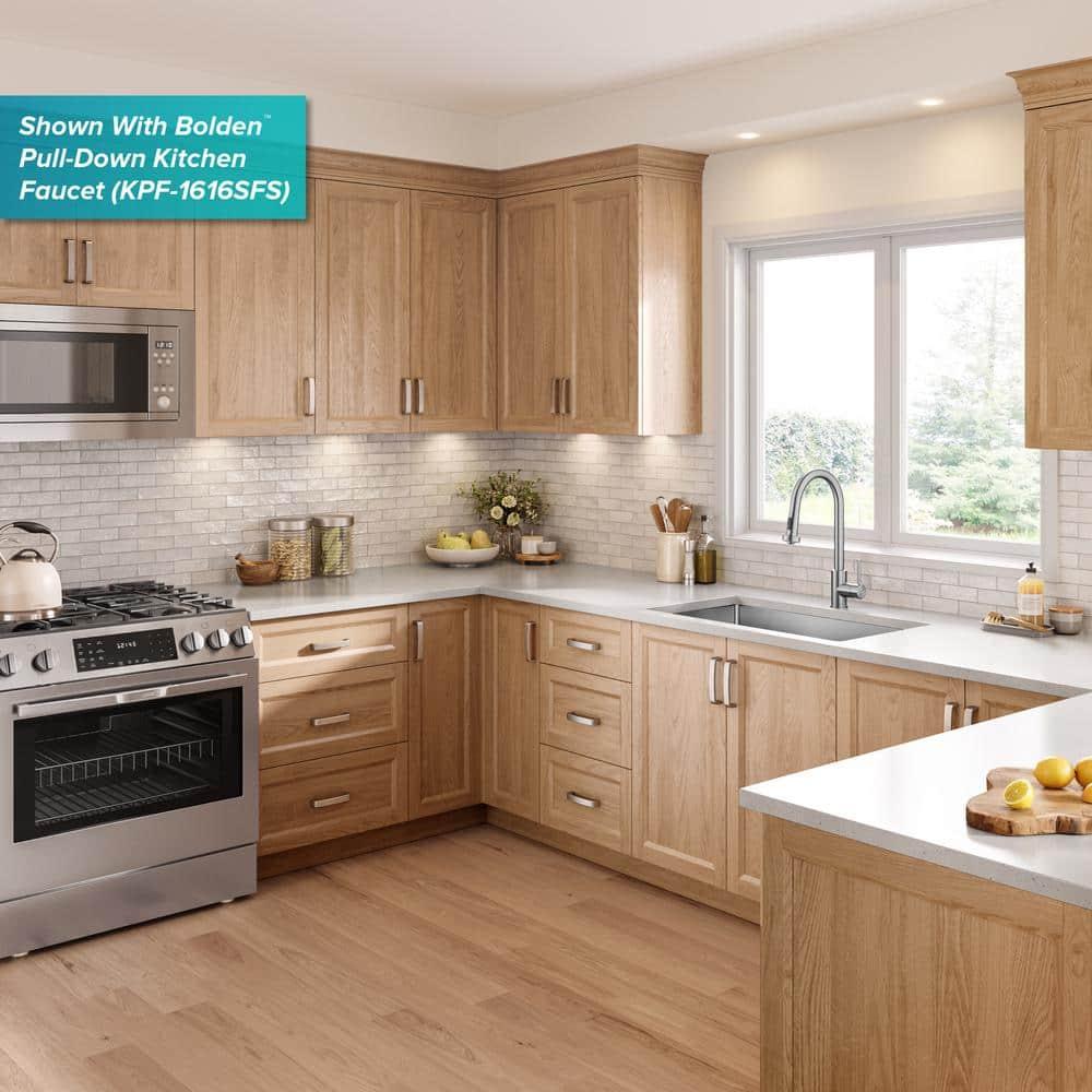 KRAUS Fairlane Undermount 18-Gauge Stainless Steel Kitchen Sink