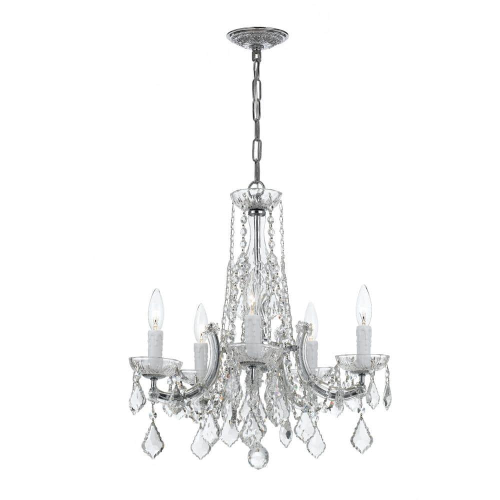 Crystorama Lighting - Five Light Chandelier - Chandelier - Maria Theresa - 5