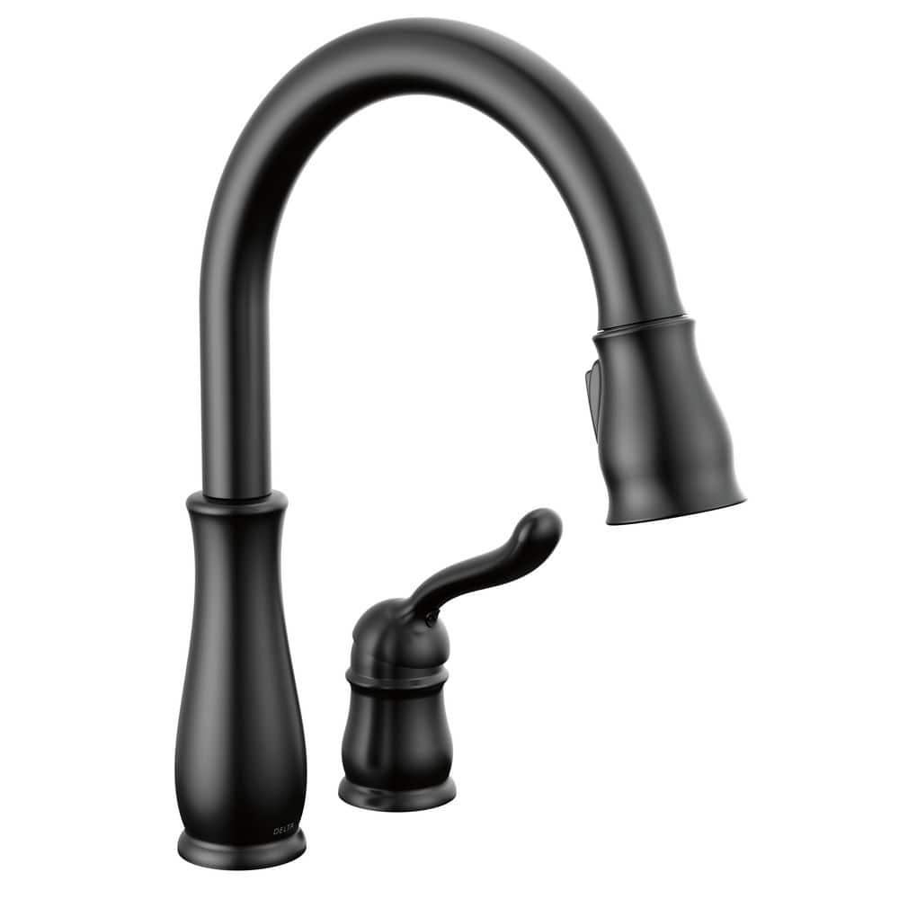 Leland Pull Down Sprayer Kitchen Sink Faucet, Single Handle Kitchen Faucet