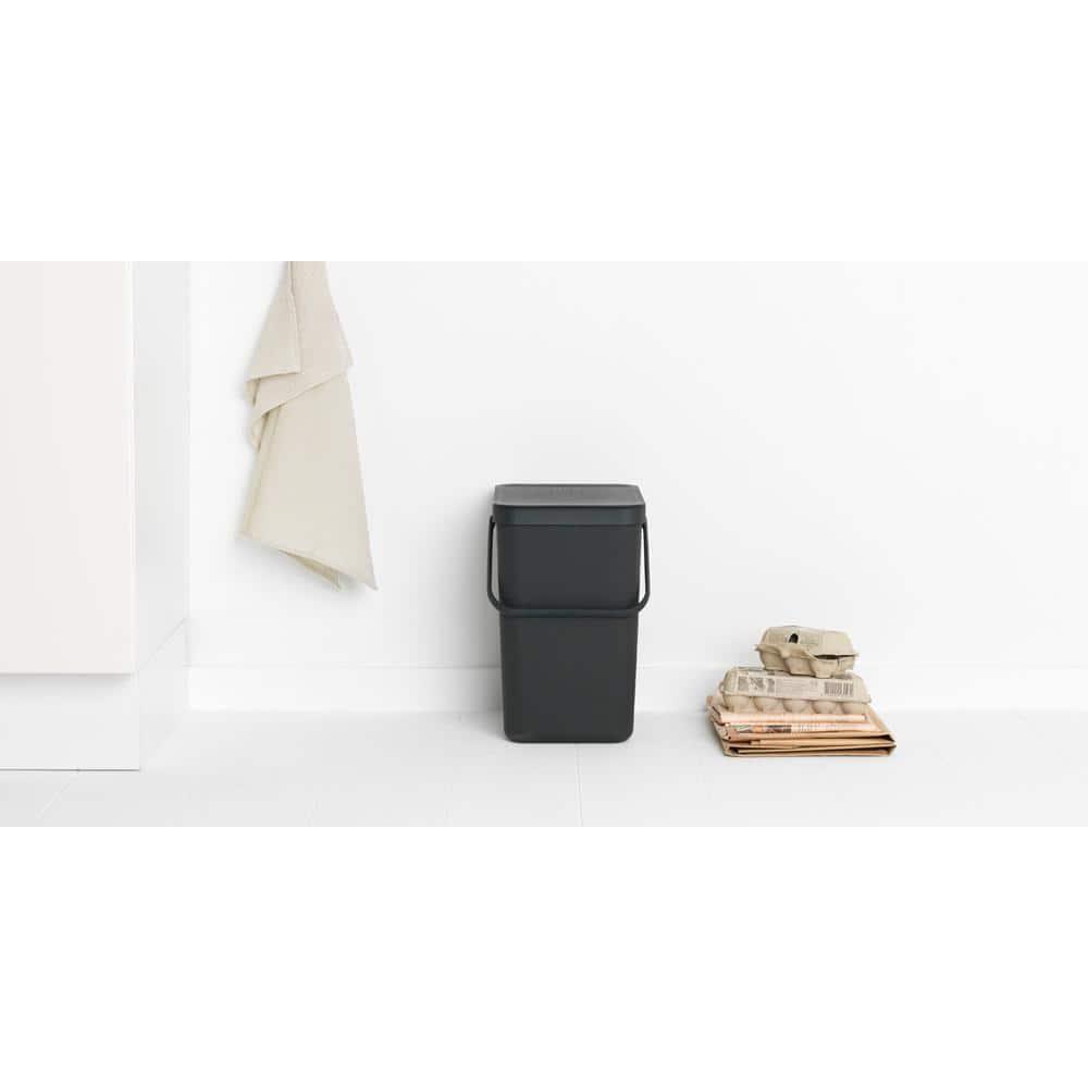Brabantia Sort & Go Plastic Recycling Bin, 6.6 Gallon