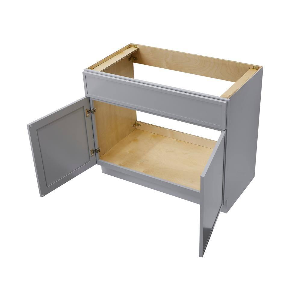 39" W Birch Plywood Freestanding Single Base Storage Cabinet with Soft Close Door