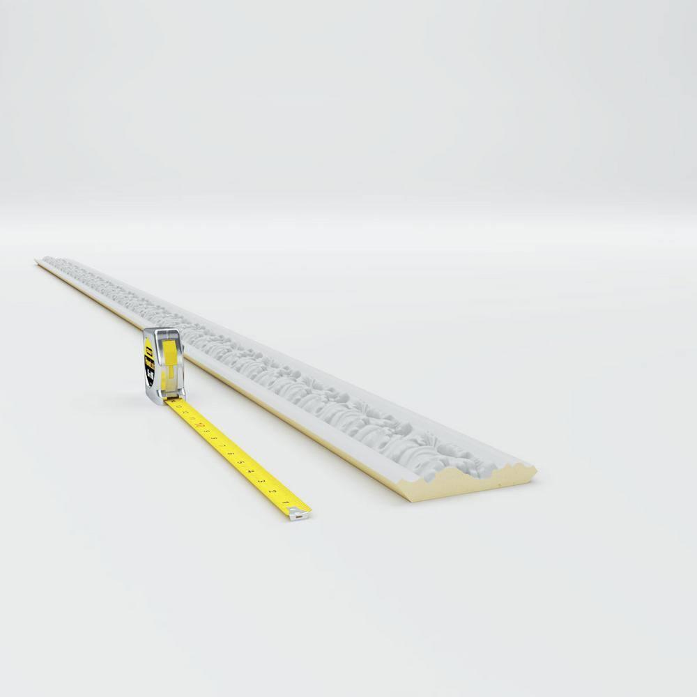 Ekena Millwork SAMPLE - Colton Acanthus Crown Moulding, 3 1/4"H x 3 1/2"P x 4 7/8"F x 12"L, (4 7/8" Repeat)