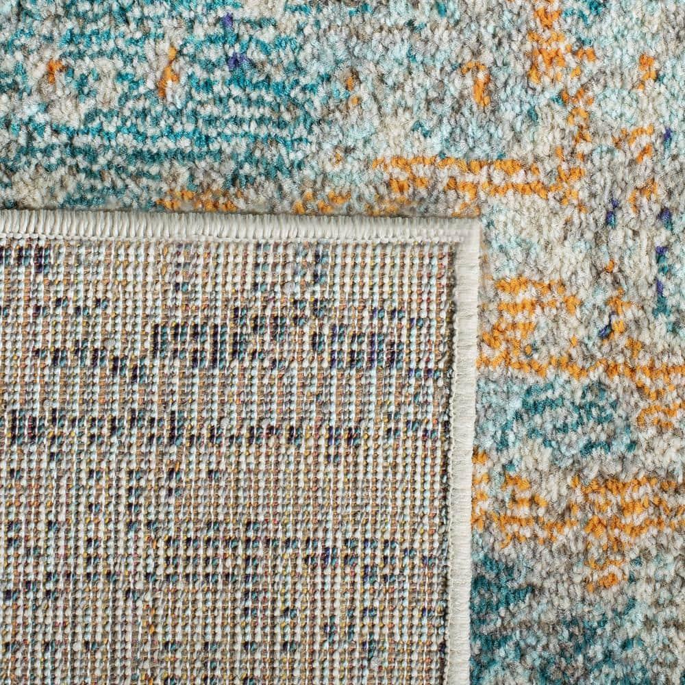 Madison MAD457 Power Loomed Indoor Area Rug - Light Blue/Beige - 5'3"x7'6" - Safavieh