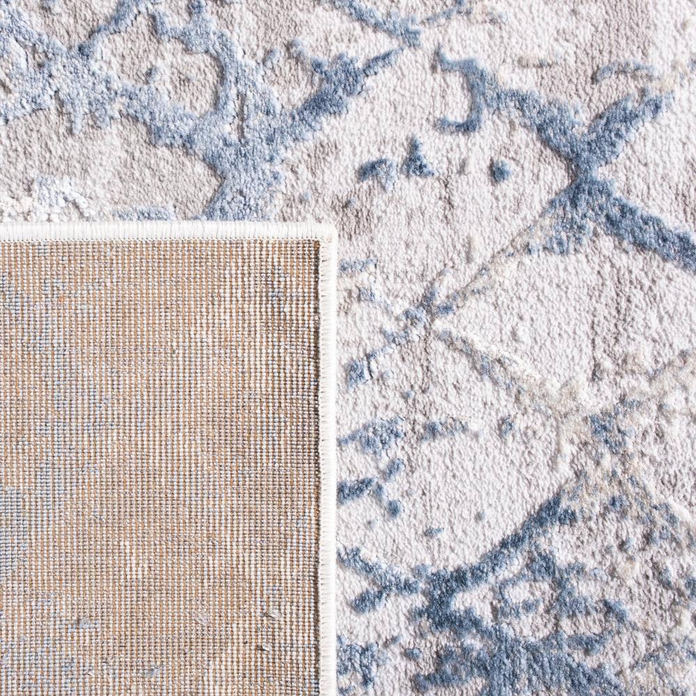 SAFAVIEH Amelia Roslyn Abstract Distressed Area Rug, Light Grey/Blue, 10' x 14'