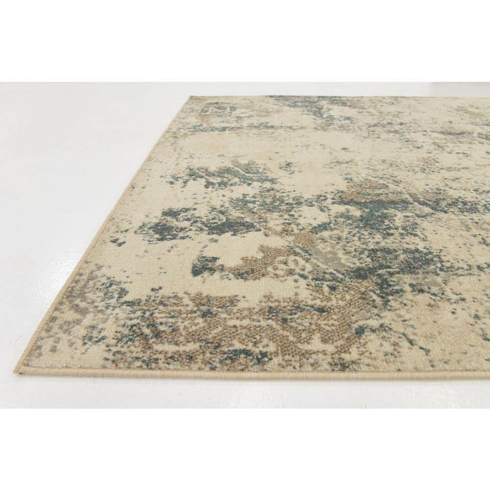 Unique Loom 8' 0 x 10' 0 Beige Tuareg Arid Area Rug